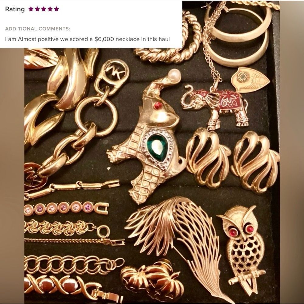 4 LBS Vintage jewelry lot
